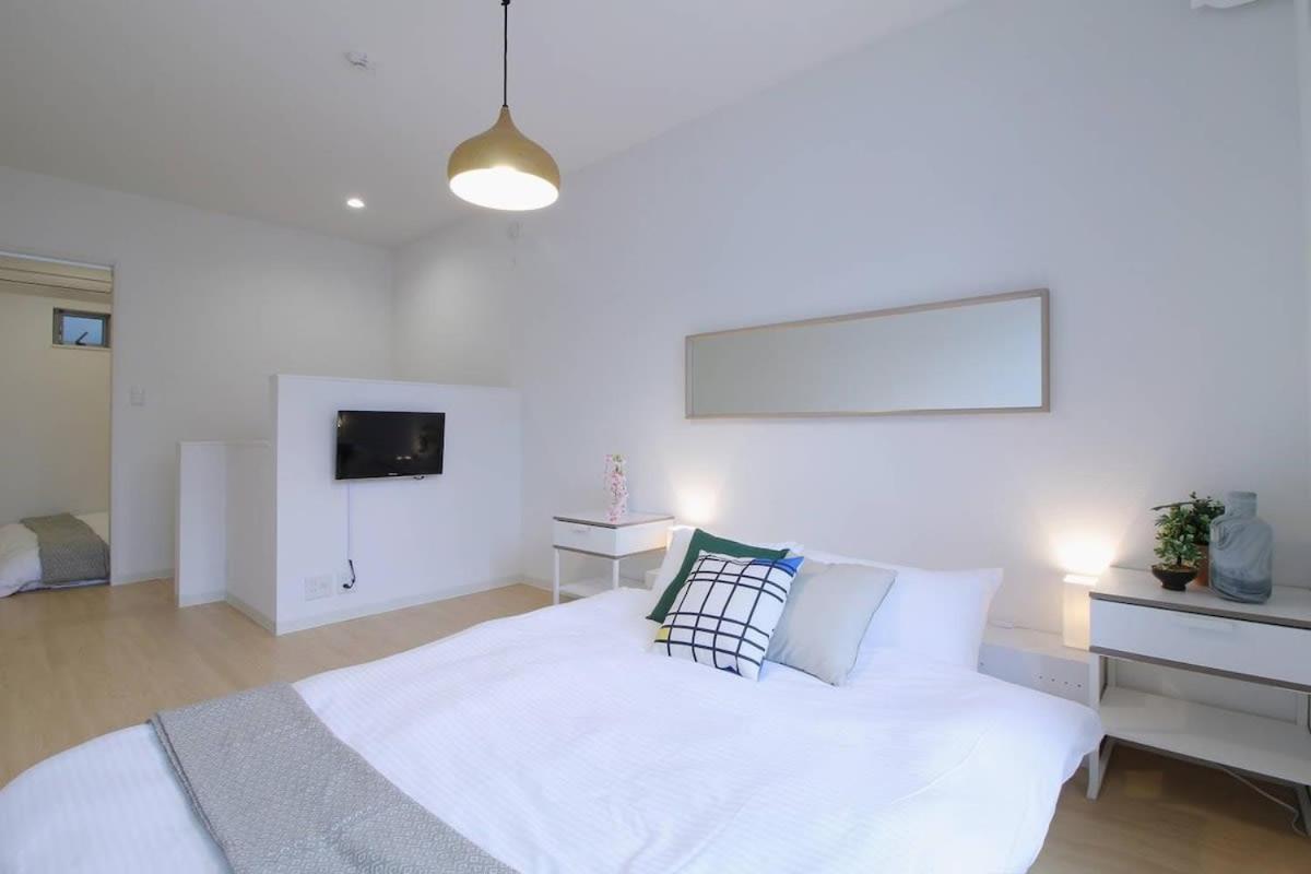 NewlyBuild 2 bedrm Apt 2 mins Baseball Museum 4ppl Hiroshima Bagian luar foto